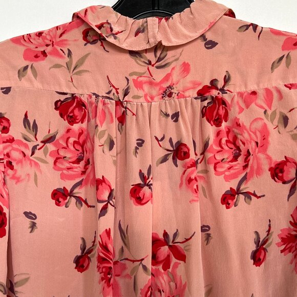 NWT REBECCA TAYLOR ~ ROSE GARDEN TUNIC DRESS ~ 2 ~ SILK ~ POCKETS ~ $375 - Picture 8 of 11
